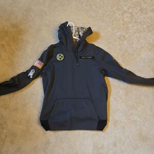 Nike Black Hoodie with Patches